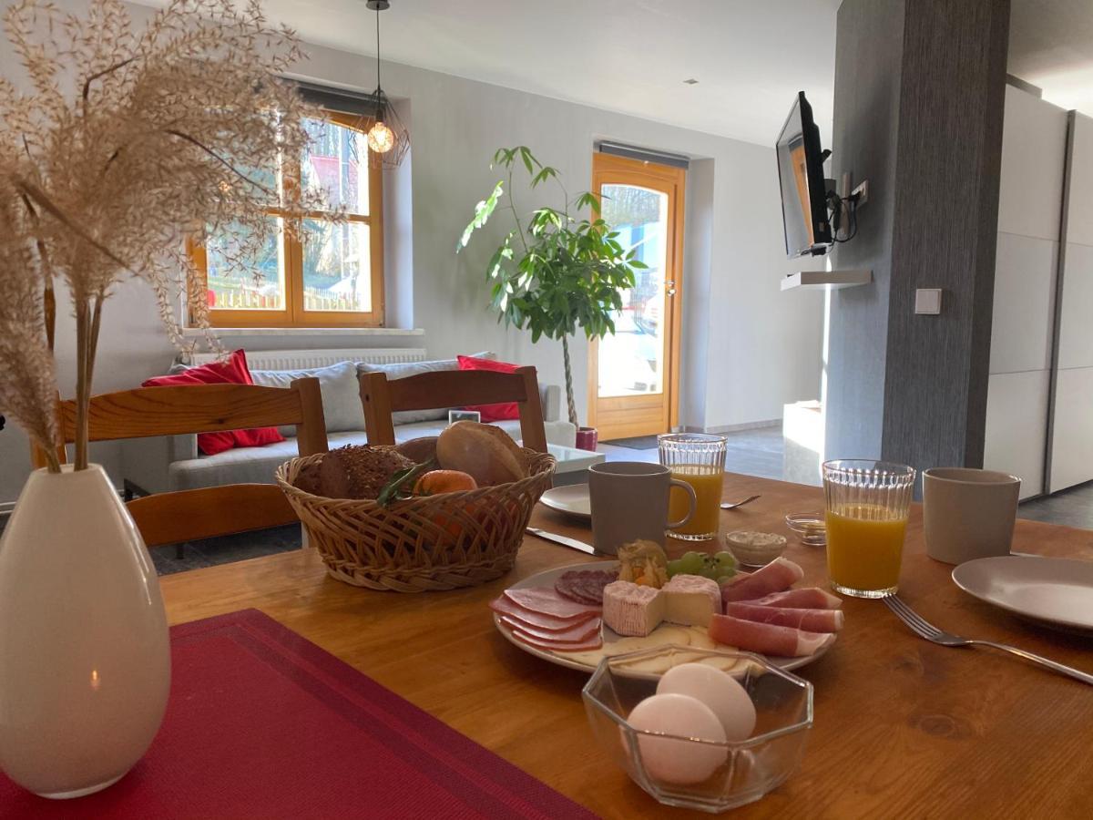 Moderne Pension Vonbartsch Mit Ladestation In Der Saechsischen Schweiz Struppen المظهر الخارجي الصورة
